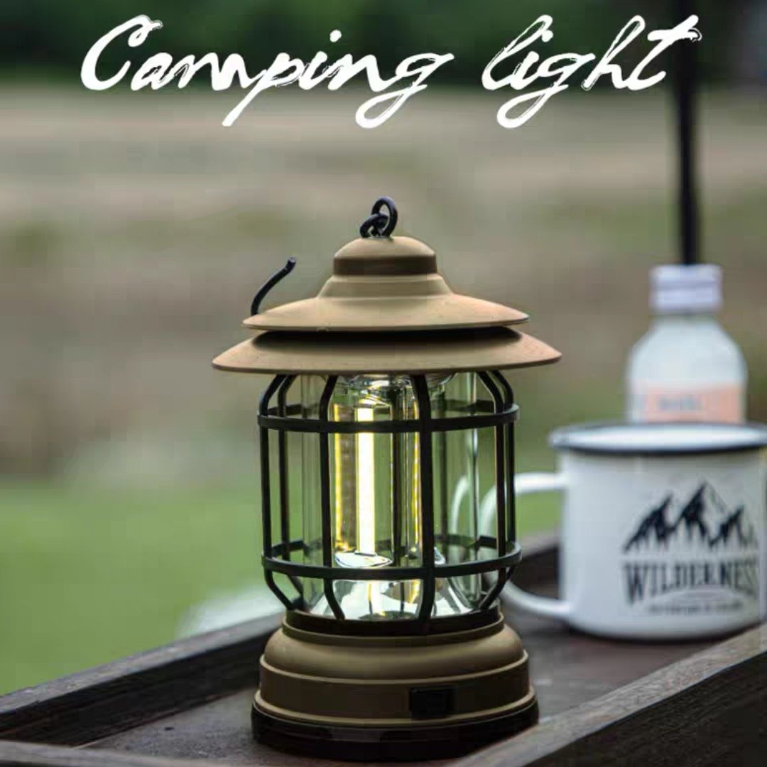 (🎉2026 New Year Promotion - Save 48%) Portable Retro Camping Lamp - Buy 2 Free Shipping