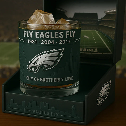 Philadelphia Eagles Whiskey Glass