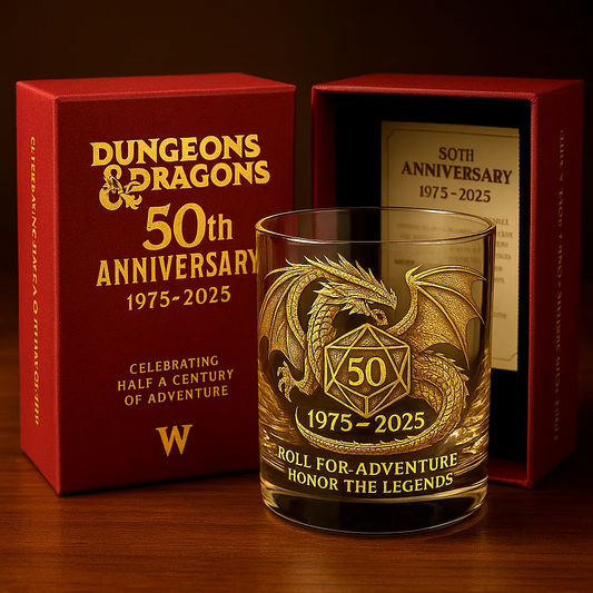 Dungeons & Dragons 50th Anniversary Glass