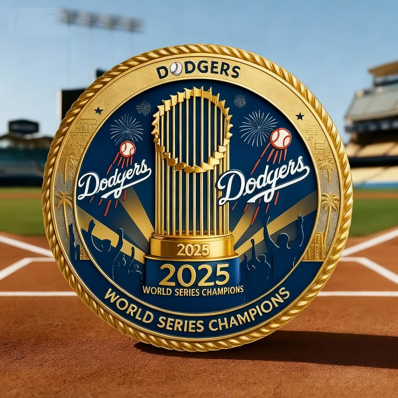 🏆Dodgers 2025 World Series Champions Commemorative Coin
