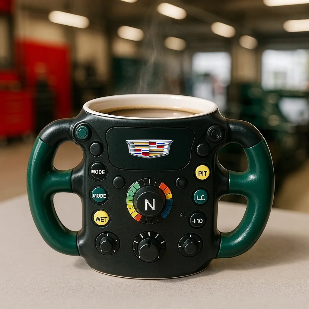 F1 Steering Wheel Mug – Performance Design for Racing Fans