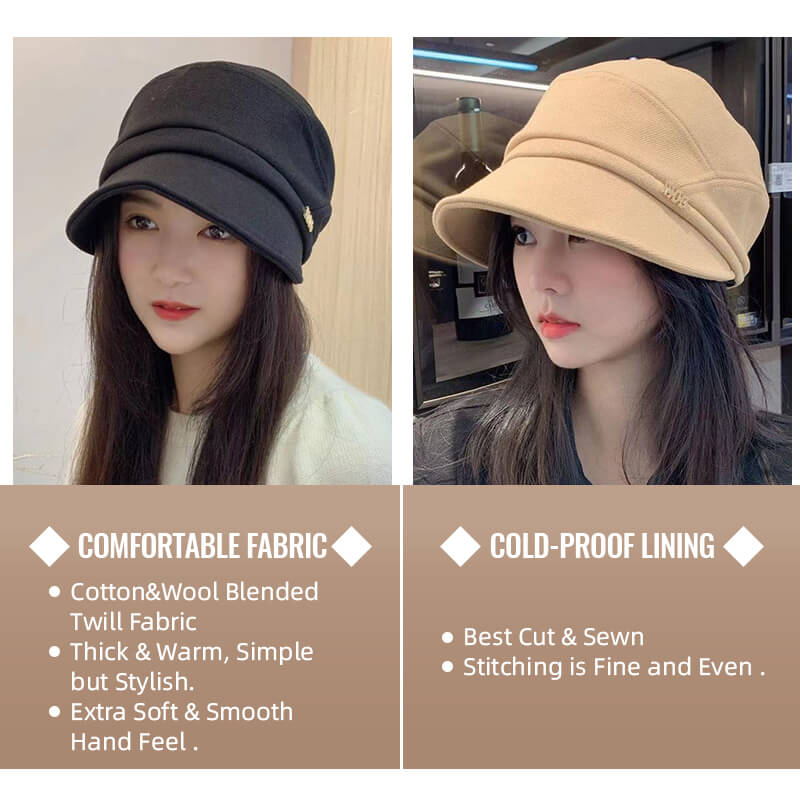 2025 New Women Newsboy Cabbie Beret Cap