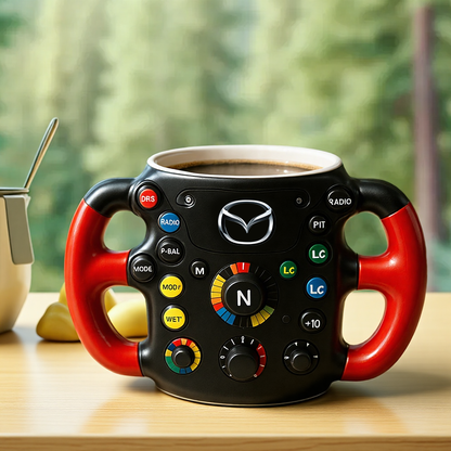 F1 Steering Wheel Mug – Performance Design for Racing Fans