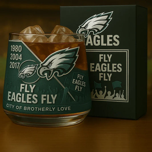 Philadelphia Eagles Whiskey Glass