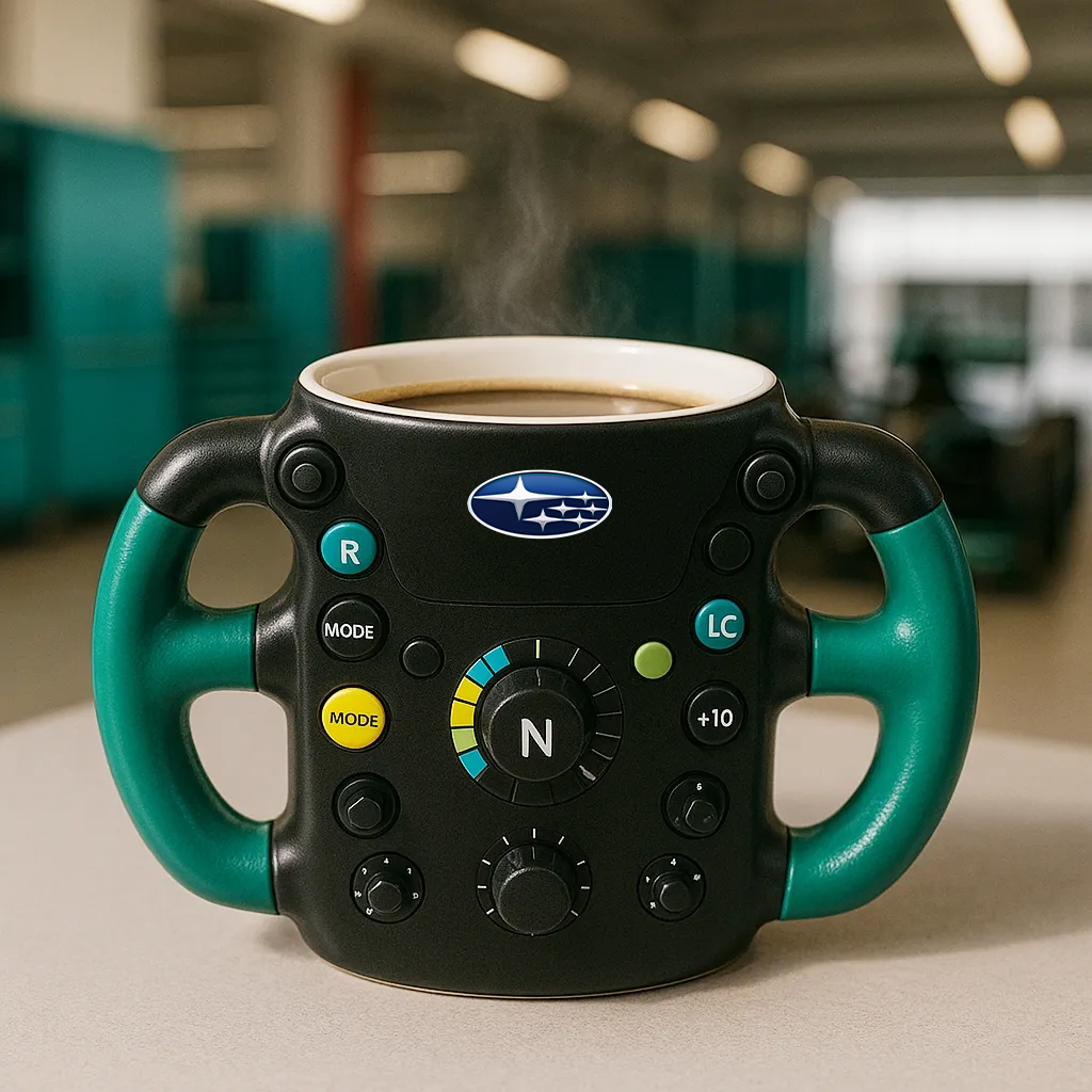 F1 Steering Wheel Mug – Performance Design for Racing Fans
