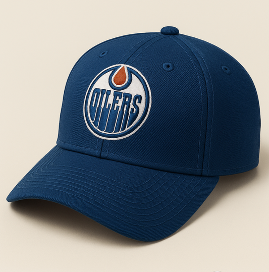 Edmonton Oilers Adjustable Baseball Cap | NHL Team Hat for Fans
