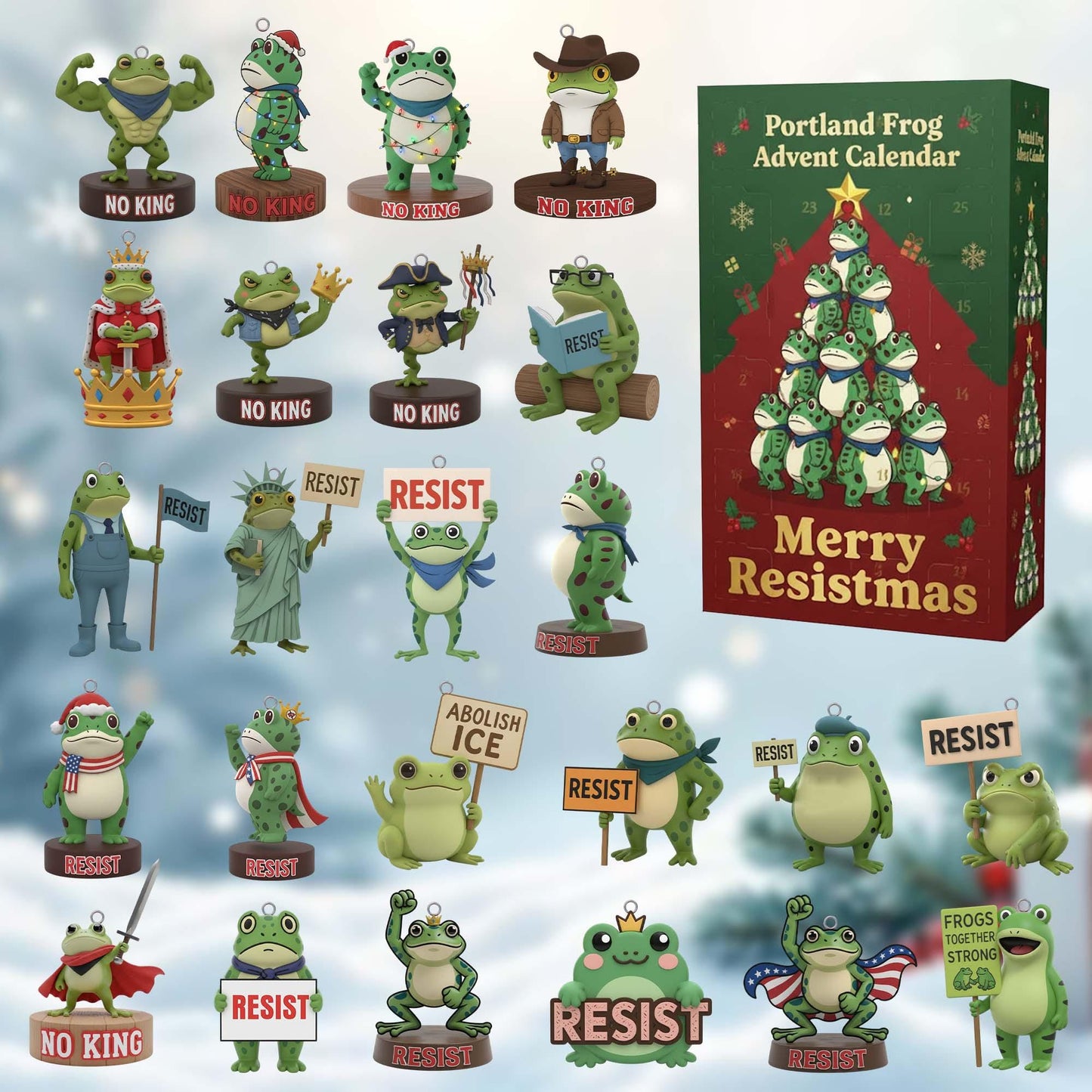 🎄2025 Portland Frog Advent Calendar🐸🎅