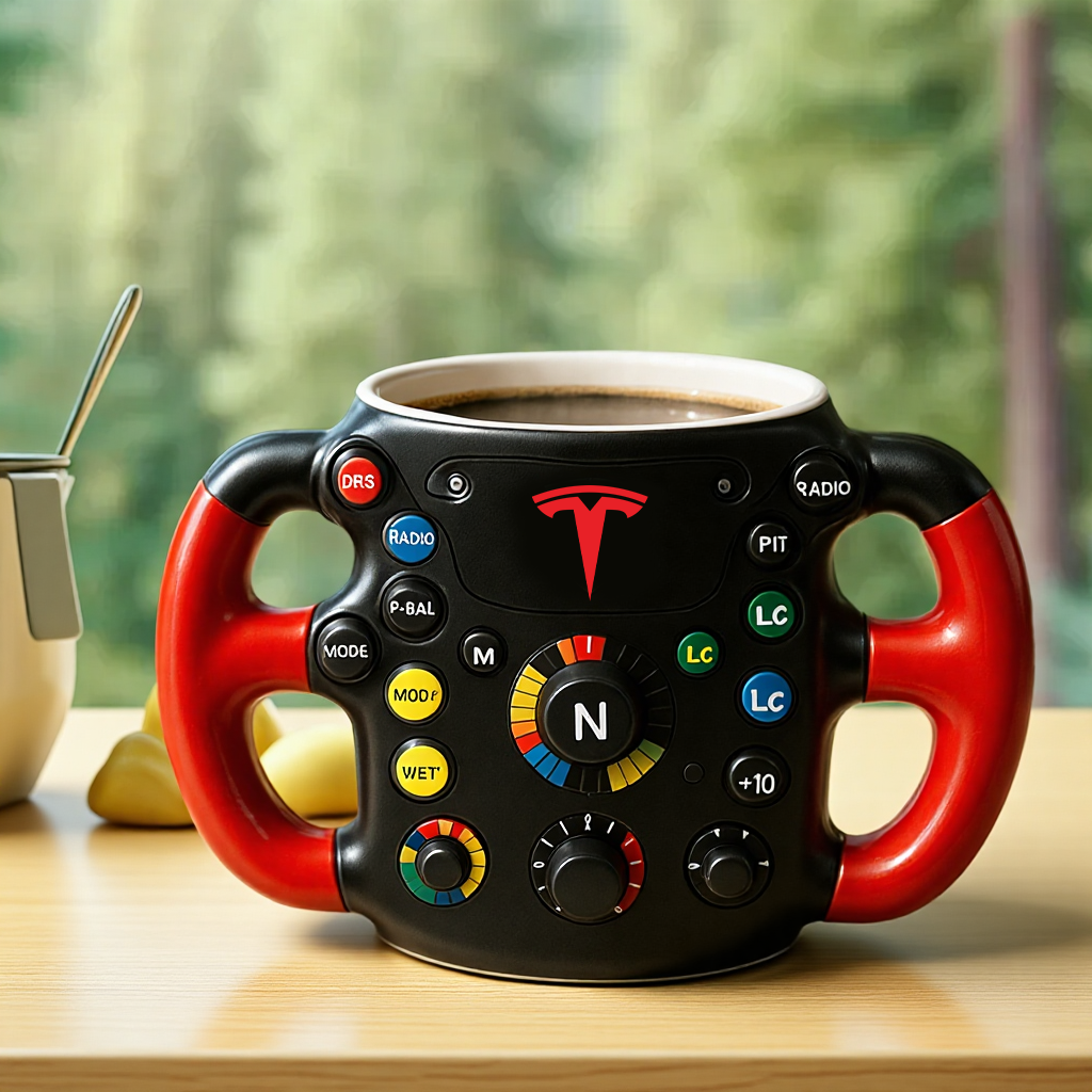 F1 Steering Wheel Mug – Performance Design for Racing Fans