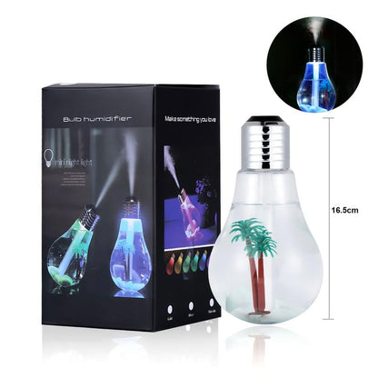 7-Color Auto-Changing Bulb Humidifier