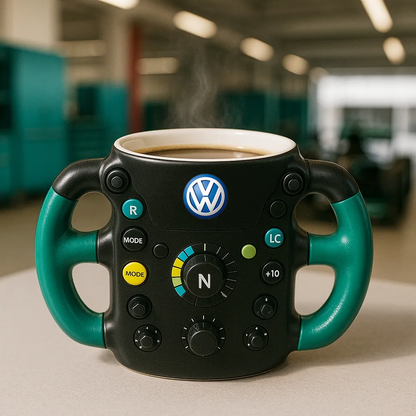 F1 Steering Wheel Mug – Performance Design for Racing Fans