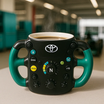 F1 Steering Wheel Mug – Performance Design for Racing Fans