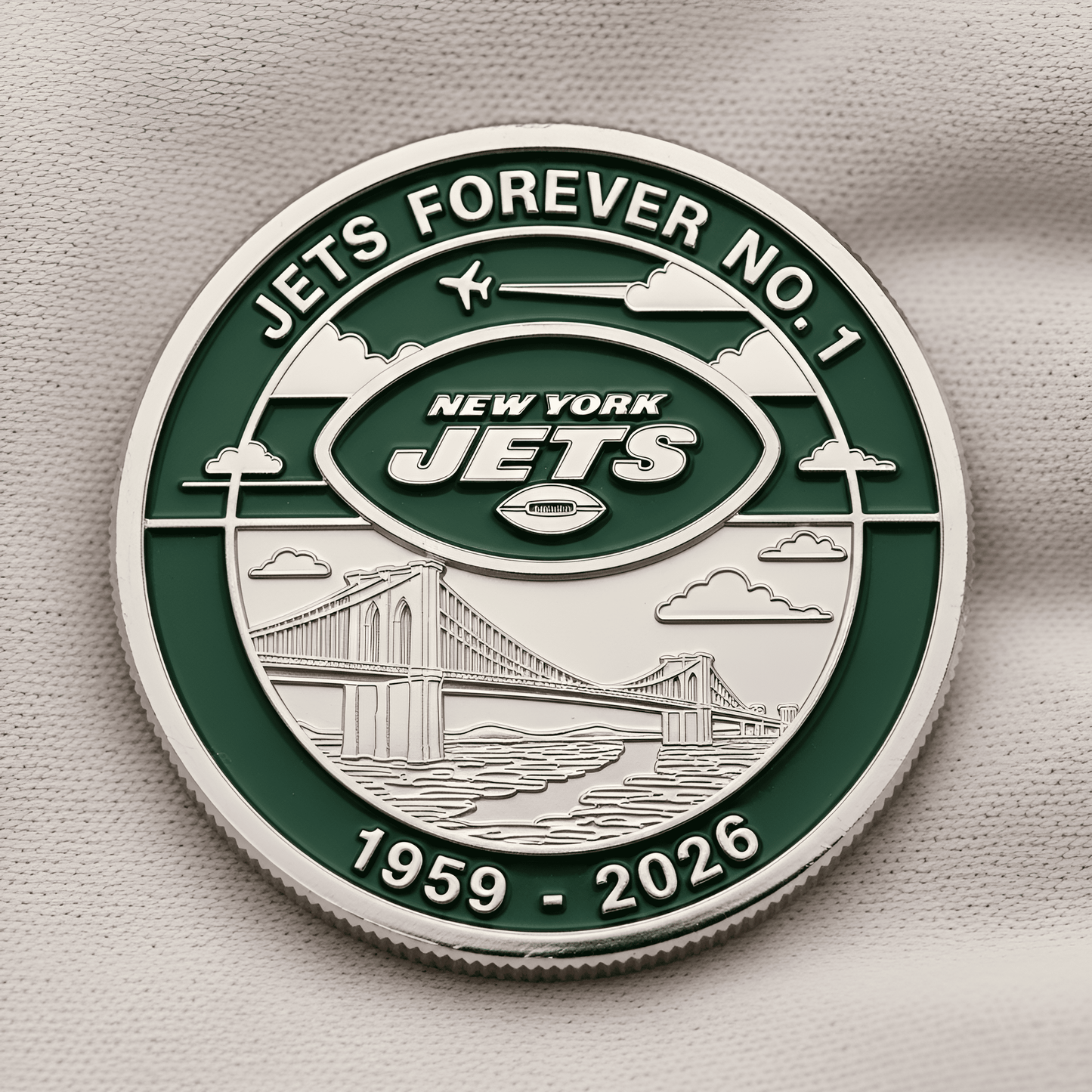 New York Jets 67th Anniversary Commemorative Coin