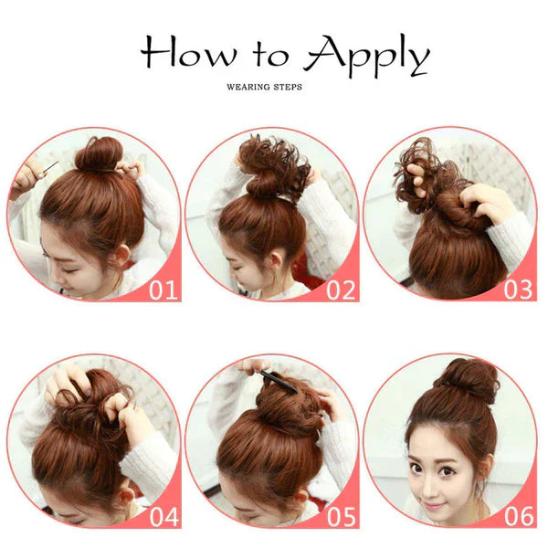 Buy 1 Get 1 FREE Hair Bun (Juda) Pack Of 2 Bun