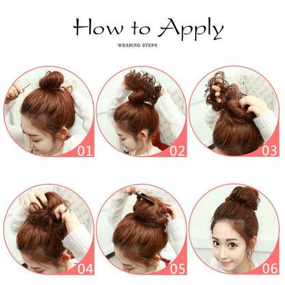 Buy 1 Get 1 FREE Hair Bun (Juda) Pack Of 2 Bun