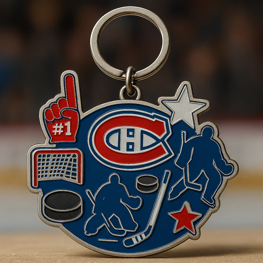 🏒Montreal Canadiens Hockey Keychain