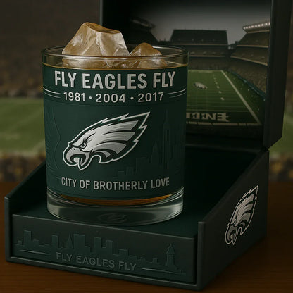 Philadelphia Eagles Whiskey Glass