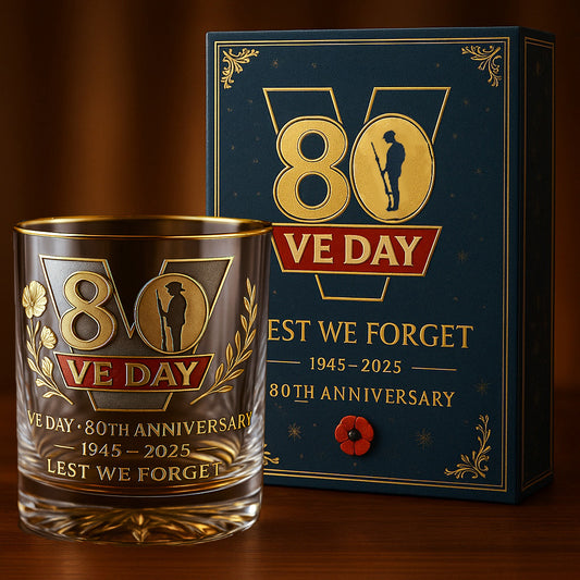 VE DAY · 80th Anniversary Rocks Glass