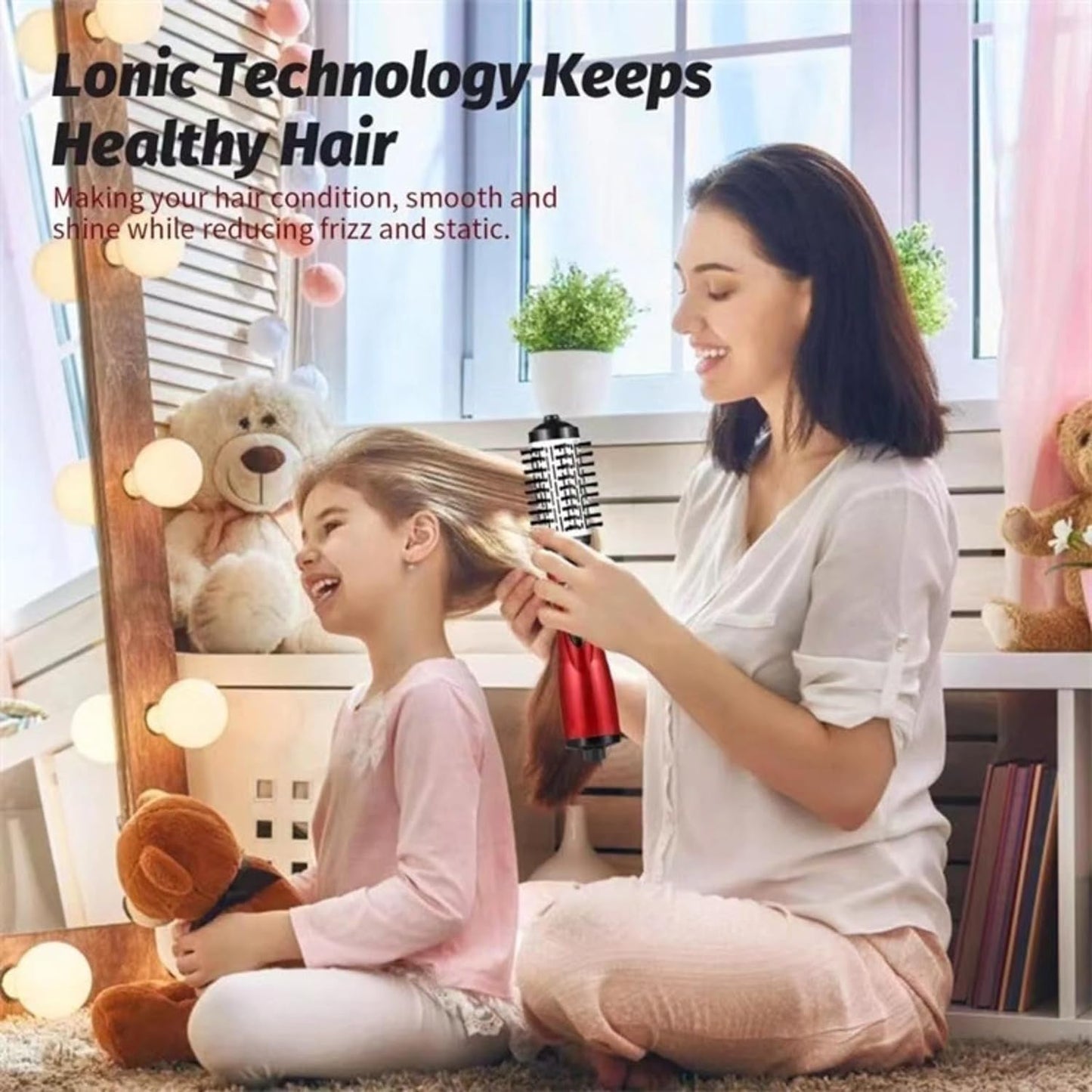 🎉🎁 3-in-1 Hot Air Styler and Rotating Hair Dryer for Dry hair, curl hair, straighten hair