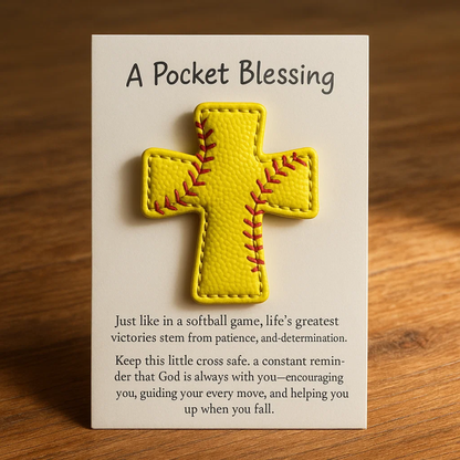 🥎A Pocket Blessing – Softball Cross Edition💌