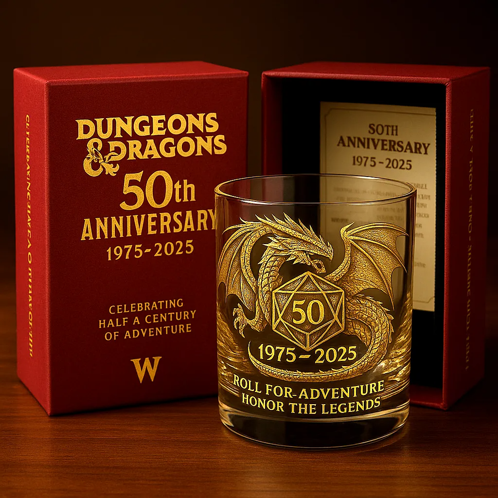 Dungeons & Dragons 50th Anniversary Glass
