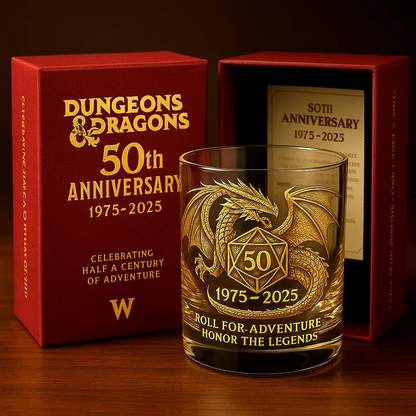 Dungeons & Dragons 50th Anniversary Glass