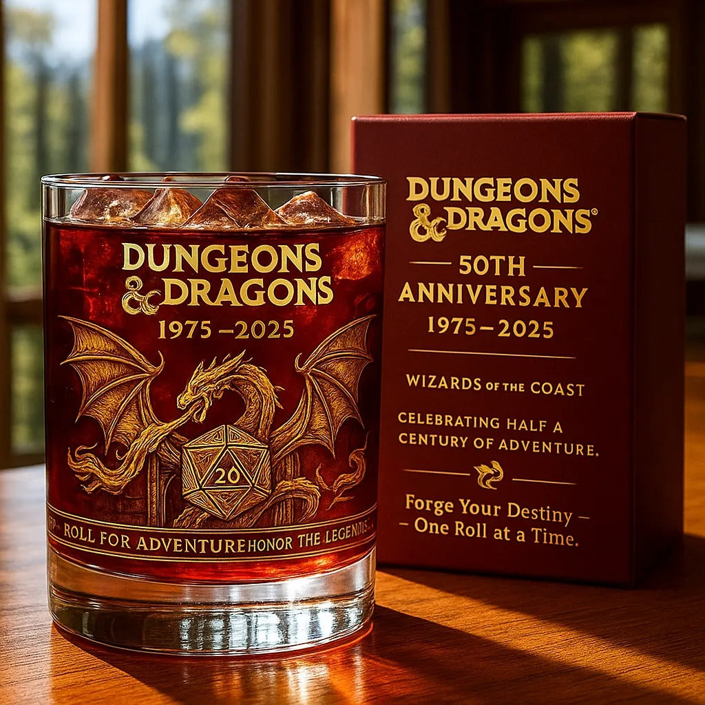 Dungeons & Dragons 50th Anniversary Glass