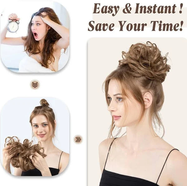 Buy 1 Get 1 FREE Hair Bun (Juda) Pack Of 2 Bun